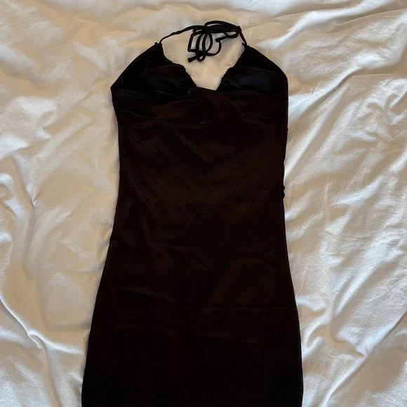 Garage Black Halter Dress - Picture 3 of 5